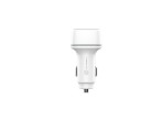 Techancy Car Charger 38W ,PD20W+QC3.0 18W,Usb+Usb-C ,TC6416 White