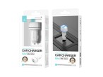 Techancy Carregador De Carro 38W ,PD20W+QC3.0 18W,Usb+Usb-C ,TC6416 Branco