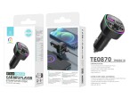 Bluetooth 5.0 Fm Transmitter, Freisprecheinrichtung, Deep Bass Hi-Fi Sound, Bluetooth Radio Adapter 