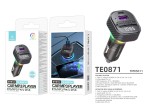 Techancy TE0871 Leitor de MP3 para Automvel, Carregamento Rpido PD 30W, Bluetooth 5.1, Suporte par