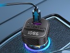 Techancy TE0871 Leitor de MP3 para Automvel, Carregamento Rpido PD 30W, Bluetooth 5.1, Suporte par