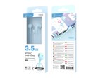 Macaron 3.5Mm Cavo di controllo cuffie 1.2M Blu