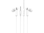 Techancy Casque d'coute Macaron 3Geracao 3.5Mm Wire Control 1.2M White