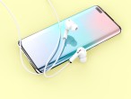 Techancy Casque d'coute Macaron 3Geracao 3.5Mm Wire Control 1.2M White