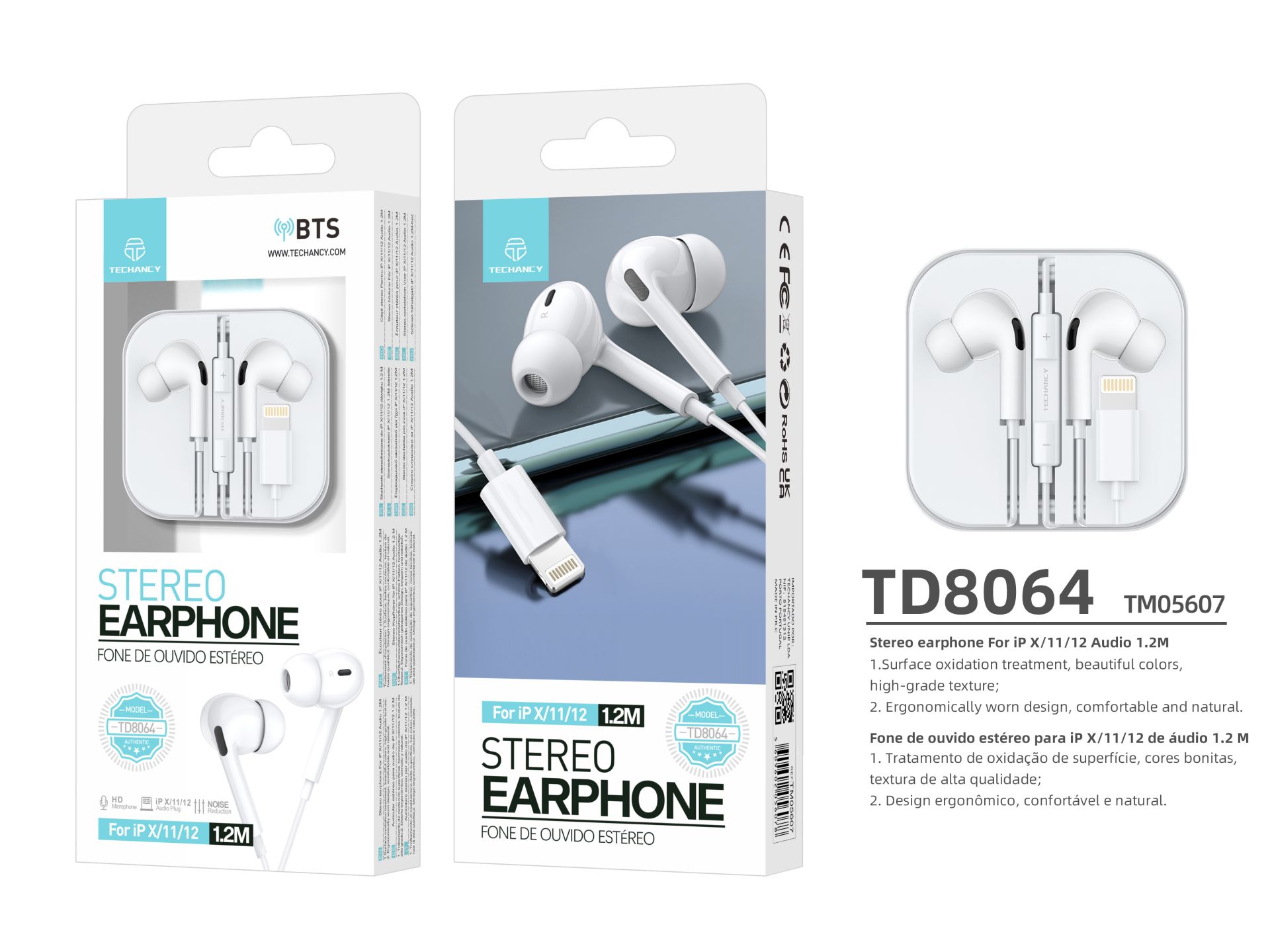 Box Lightning Bts Earphones White Box Lightning Bts Earphones White
