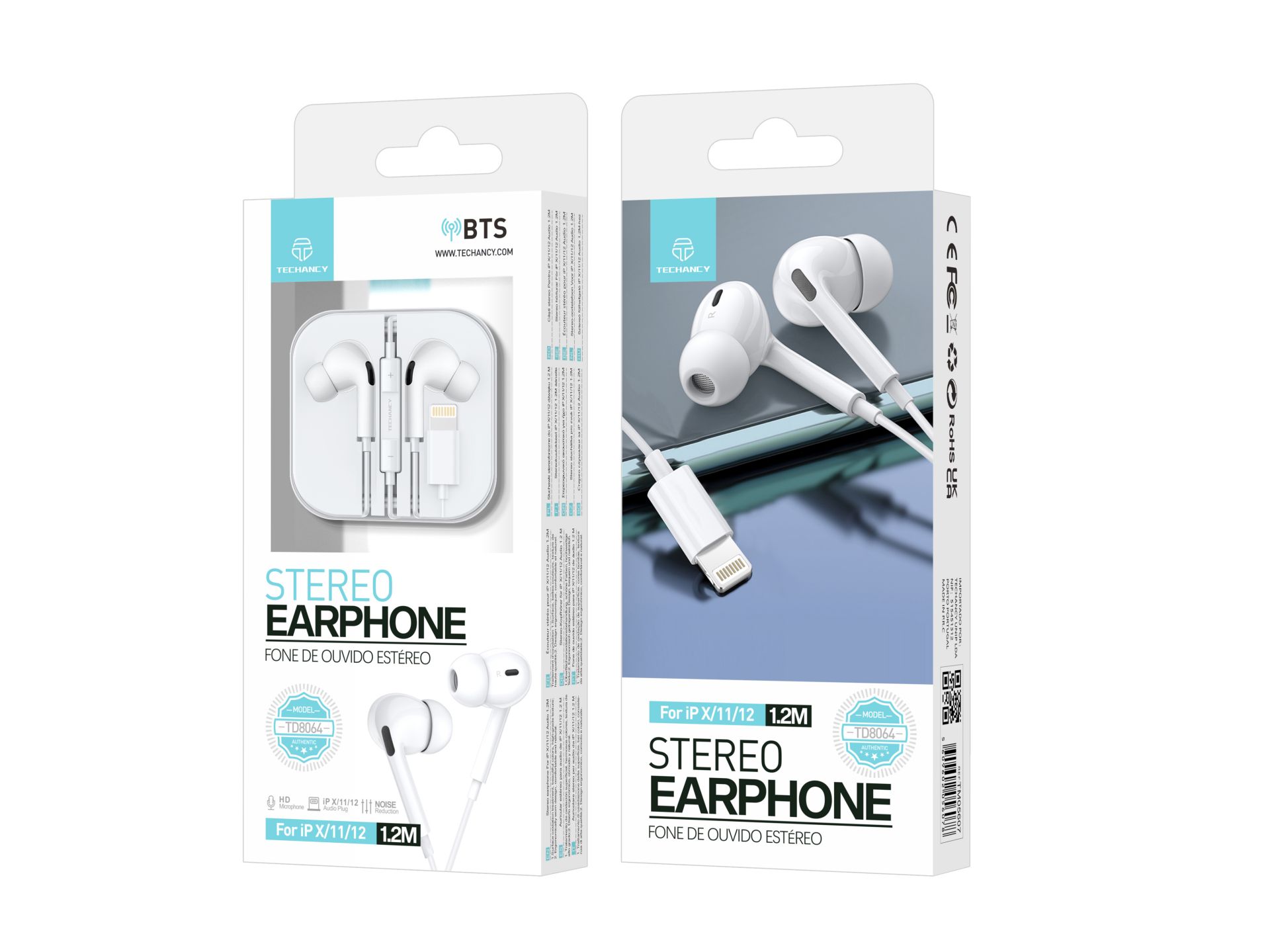 Box Lightning Bts Earphones White Box Lightning Bts Earphones White