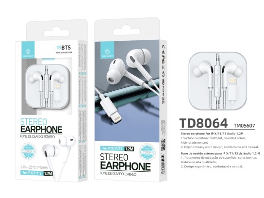 Box Lightning Bts Earphones White Box Lightning Bts Earphones White