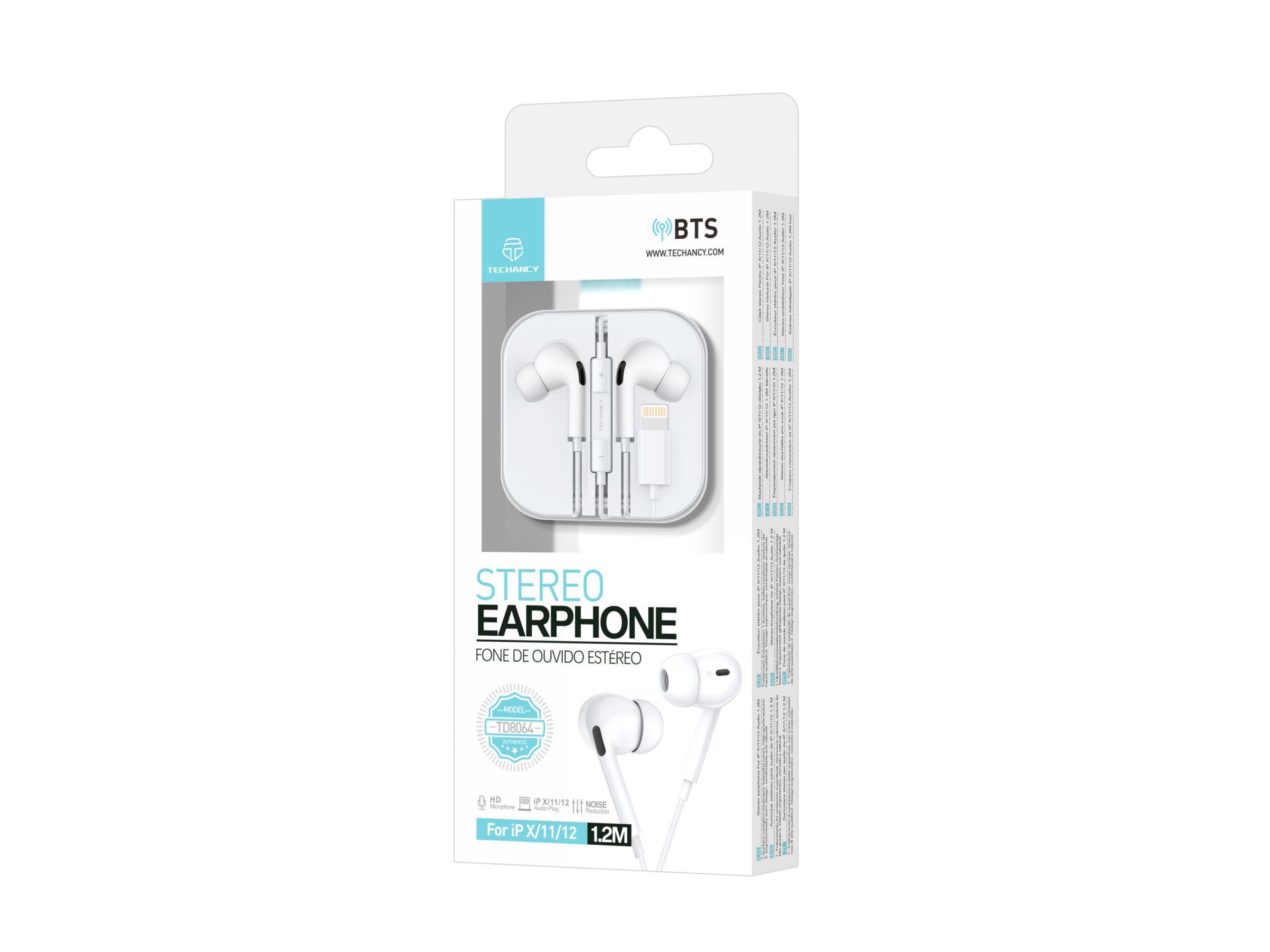 Box Lightning Bts Earphones White Box Lightning Bts Earphones White