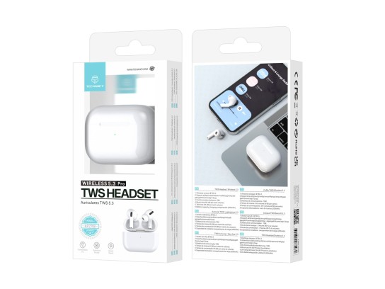 Techancy TWS 5.3 Pro Wireless Headset KP2708, Bluetooth 5.3 wireless version, Supports multiple prot Techancy TWS 5.3 Pro Wireless Headset KP2708, Bluetooth 5.3 wireless version, Supports multiple prot