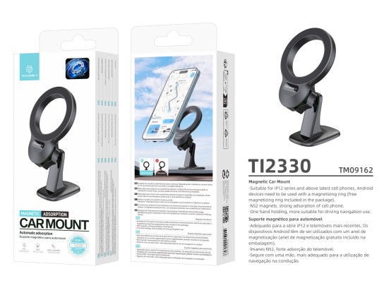 Techancy Magnetic car mount. Suitable for iPhone 12 series and newer phones. Android devices with ma Techancy Magnetic car mount. Suitable for iPhone 12 series and newer phones. Android devices with ma