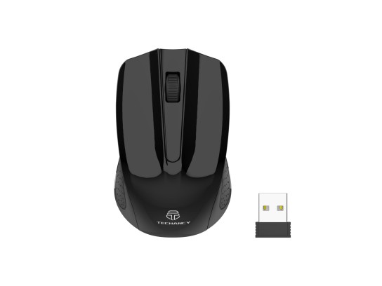 Mouse senza fili Techancy, mouse ergonomico Usb senza fili 2.4G, mouse senza fili per computer, Pc, 