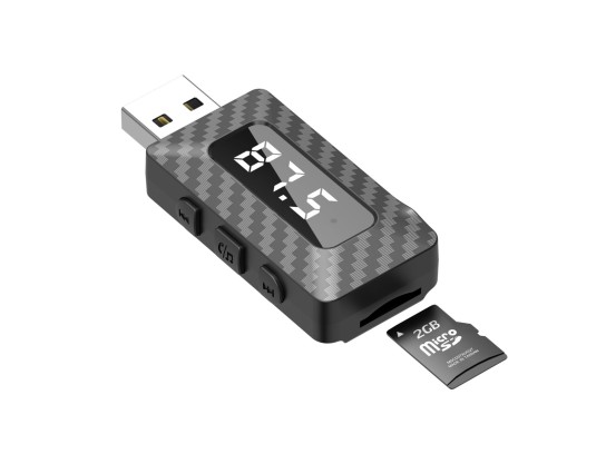 Techancy TQ5907 ricevitore/trasmettitore FM BTS 5.3 con design 2-in-1. Supporto per la lettura di sc Techancy TQ5907 ricevitore/trasmettitore FM BTS 5.3 con design 2-in-1. Supporto per la lettura di sc