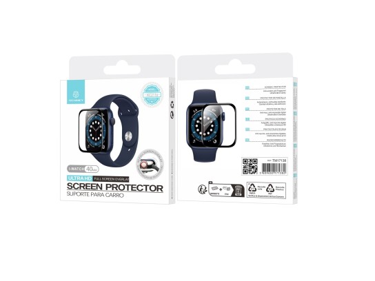 Techancy KC2116 40mm Pellicola protettiva per Smartwatch, antigraffio, anti-impronta, ultrasottile e Techancy KC2116 40mm Pellicola protettiva per Smartwatch, antigraffio, anti-impronta, ultrasottile e