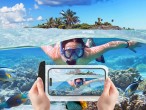 Techancy Universal waterproof phone case TU7453. Super 7.2 inch capacity, good floating effect. IPX8