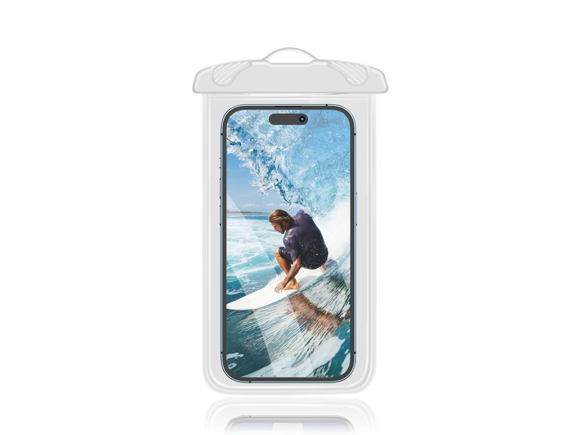 Techancy Bolsa impermeável universal para telefone TU7453. Capacidade super de 7,2 polegadas, bom ef Techancy Bolsa impermeável universal para telefone TU7453. Capacidade super de 7,2 polegadas, bom ef