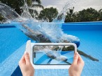 Techancy Universal wasserdichte Handyhlle TU7453. Super 7,2-Zoll-Kapazitt, guter Schwimmeffekt. IP