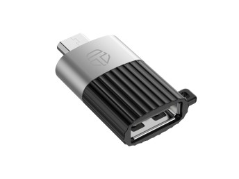 Techancy KK2102 OTG Micro to USB Data Adapter, supporte la transmission de donnes, compatible avec 