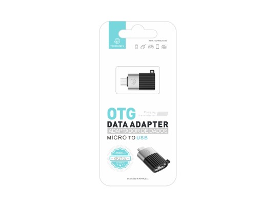 Techancy KK2102 Adaptador de Dados OTG Micro para USB, Suporta Transmissão de Dados, Compatível com Techancy KK2102 Adaptador de Dados OTG Micro para USB, Suporta Transmissão de Dados, Compatível com