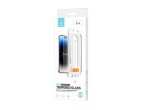 Techancy KS2202 Tempered Glass Screen Protector, 0.33mm, Compatible with iPhone 16, Quick Installati