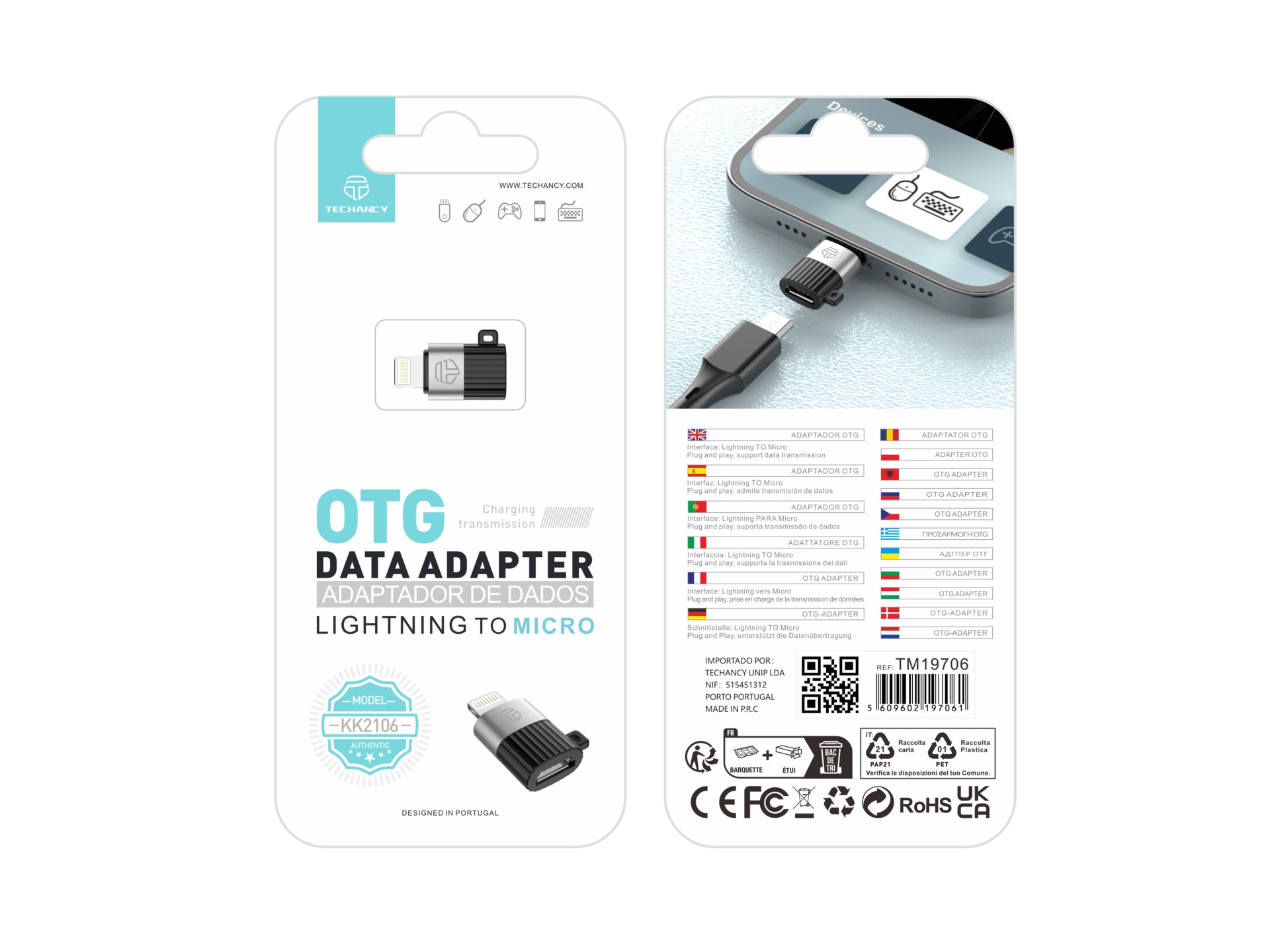 Apple Micro to Lightning Otg Adapter Black Apple Micro to Lightning Otg Adapter Black