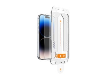 Techancy KS2202 Protector de pantalla de cristal templado, 0.33mm, Compatible con iPhone 16 Pro Max,