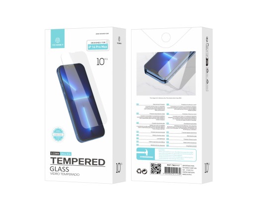 Techancy KW1700 Displayschutz aus gehärtetem Glas, 0,33 mm, kompatibel mit iPhone 16 Pro Max, Anti-F Techancy KW1700 Displayschutz aus gehärtetem Glas, 0,33 mm, kompatibel mit iPhone 16 Pro Max, Anti-F