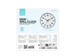 Techancy ME2620 Horloge murale 20CM, design moderne, technologie de haute prcision, lettrage tridim