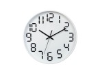 Techancy ME2621 Horloge murale 25CM, Design moderne, Chiffres en trois dimensions, Technologie de ha