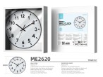 Techancy ME2620 Wall Clock 20CM, Modern Design, High Precision Technology, Three-Dimensional Letteri