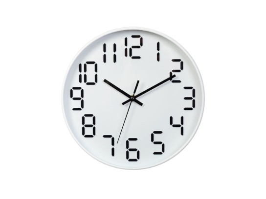 Techancy ME2621 Reloj de pared 25CM, Diseo moderno, Dgitos tridimensionales, Tecnologa de alta pr