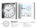 Techancy ME2621 Wall Clock 25CM, Three-Digit, Modern Design, High-Precision Technology, Works with A
