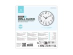 Techancy ME2621 Wall Clock 25CM, Three-Digit, Modern Design, High-Precision Technology, Works with A