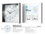 Techancy ME2622 Wall Clock 30CM, Three-Dimensional Lettering, Modern Design, High-Precision Technolo