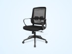 Silla de oficina Techancy MD4900. Respaldo de malla de alta elasticidad, asiento de tela. Cojn de e