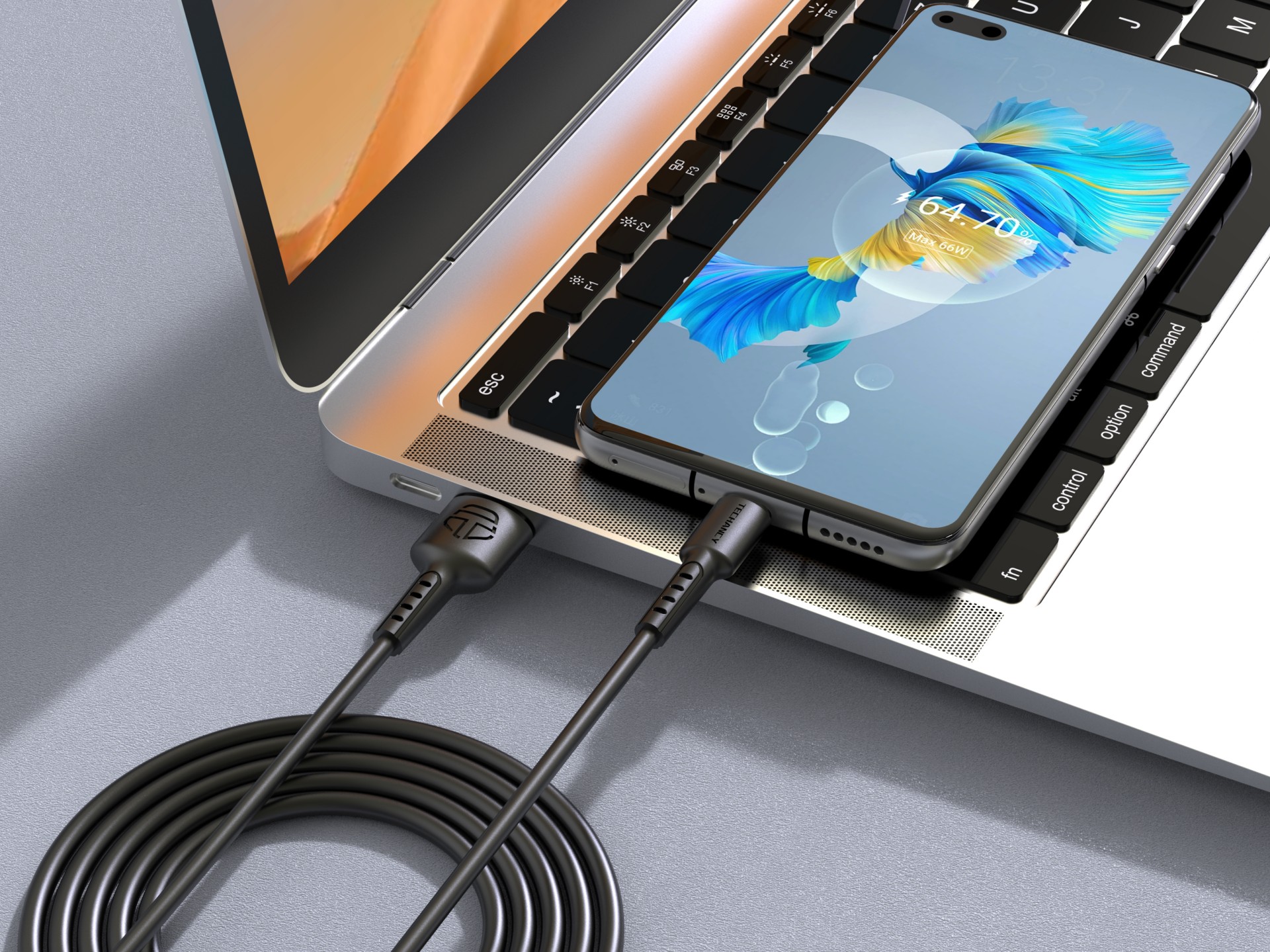Techancy TB1629 Câble de données noir, câble de charge rapide USB vers micro, 3m/2,4A, compatible av Techancy TB1629 Câble de données noir, câble de charge rapide USB vers micro, 3m/2,4A, compatible av