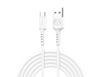 Techancy TB1630 Cabo de Dados Branco, Cabo USB para TIPO C de Carregamento Rapido, 3m/2.4A, Compatv