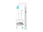 Techancy TB1630 Cabo de Dados Branco, Cabo USB para TIPO C de Carregamento Rapido, 3m/2.4A, Compatv