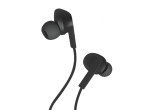 Techancy TD8022 Auricolare Nero, cuffie intrauricolari cablate da 3,5 mm, microfono integrato, riduz