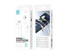 Techancy TD8036 White Earphone, 3.5mm Wired In-Ear Headphones, Integrated Microphone, Noise Reductio