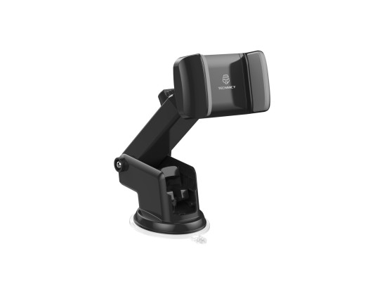 Techancy TI2230 Suporte de Telemovel para Carro, Rotao 360, BraCo Extensvel, Ventosa Antidesliza
