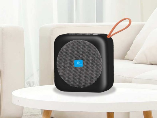 Techancy TH2622 Bluetooth Speaker Black, Portable and Compact, 600mAh Battery, TF/FM/USB/TWS Card Ho