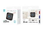 Techancy TH2622 Altoparlante Bluetooth Nero, portatile e compatto, batteria da 600 mAh, supporto per