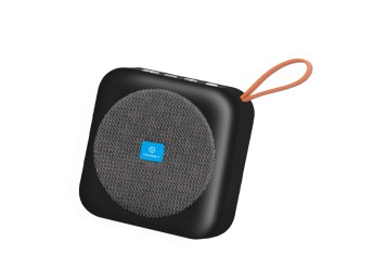 Techancy TH2622 Bluetooth Speaker Black, Portable and Compact, 600mAh Battery, TF/FM/USB/TWS Card Ho