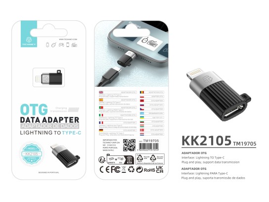 Apple Typ-C auf Lightning Otg Adapter Schwarz Apple Typ-C auf Lightning Otg Adapter Schwarz