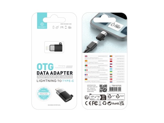 Apple Typ-C auf Lightning Otg Adapter Schwarz Apple Typ-C auf Lightning Otg Adapter Schwarz