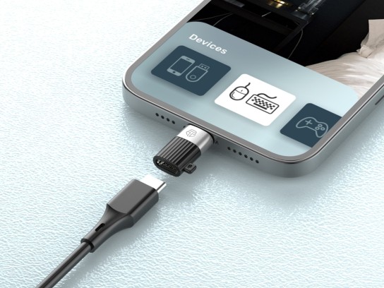 Apple Typ-C auf Lightning Otg Adapter Schwarz Apple Typ-C auf Lightning Otg Adapter Schwarz