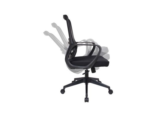 Techancy Cadeira de escritório MD4900. Encosto em malha de alta elasticidade, assento em tecido. Alm Techancy Cadeira de escritório MD4900. Encosto em malha de alta elasticidade, assento em tecido. Alm