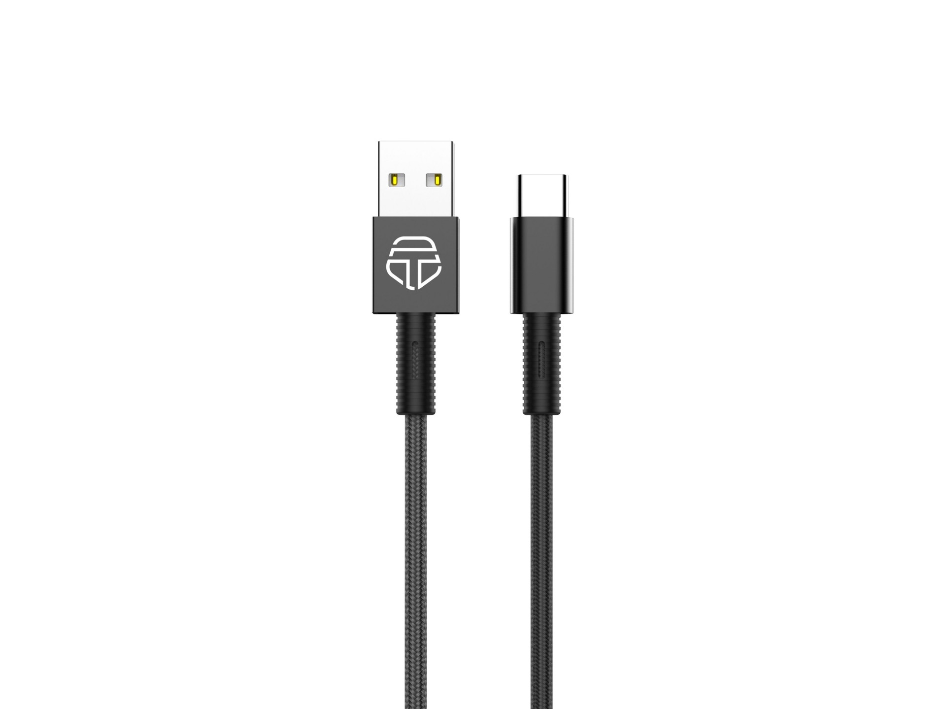 Techancy Usb C Data Cable 1.2M Black 2.4A Techancy Usb C Data Cable 1.2M Black 2.4A