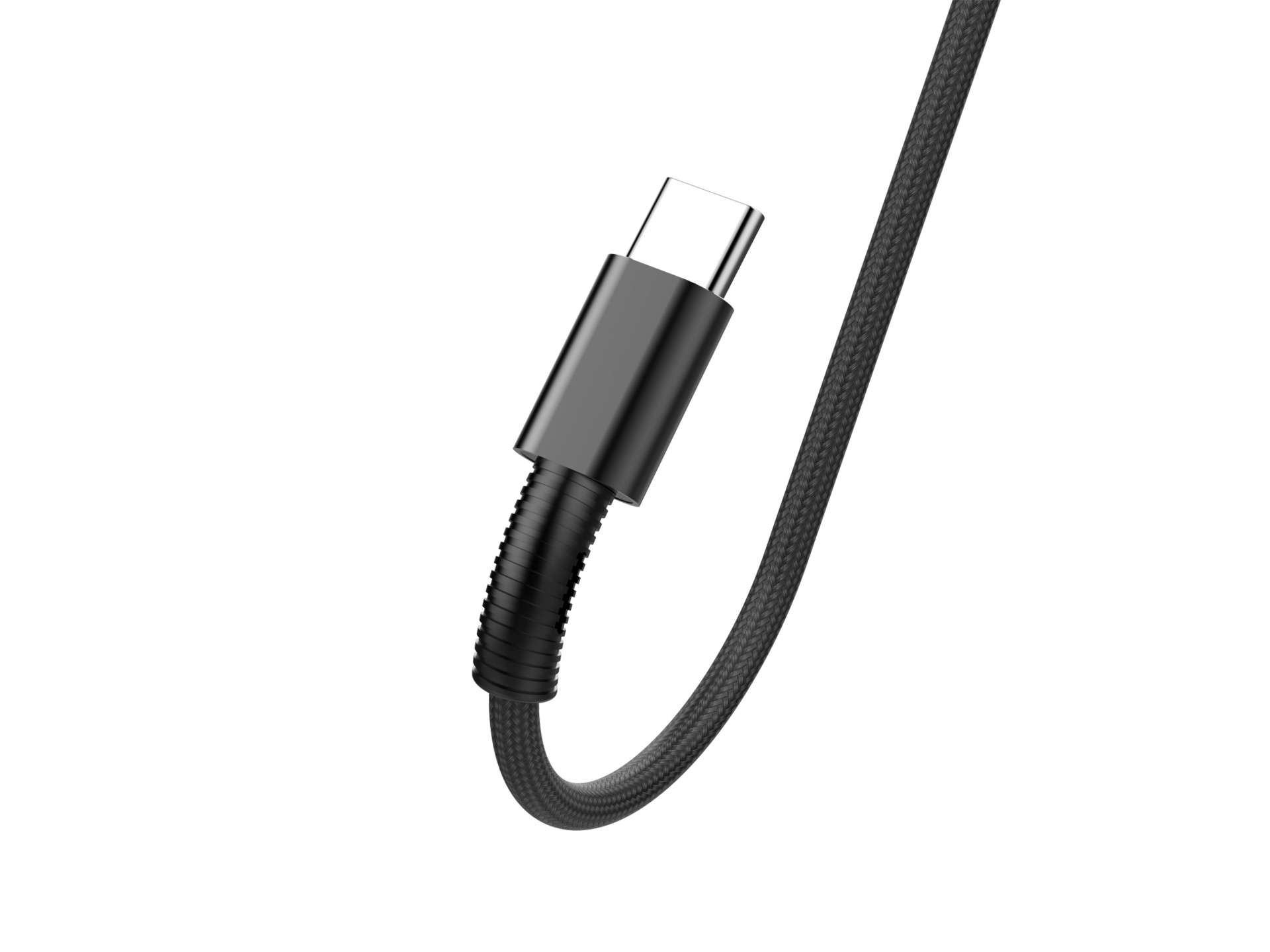 Techancy Usb C Data Cable 1.2M Black 2.4A Techancy Usb C Data Cable 1.2M Black 2.4A