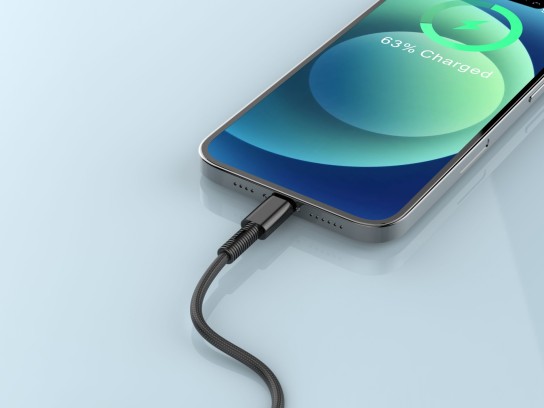 Techancy Lightning Datenkabel 1.2M Schwarz 2.4A Techancy Lightning Datenkabel 1.2M Schwarz 2.4A